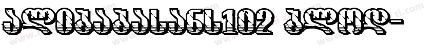 alibabasans102 blod字体转换